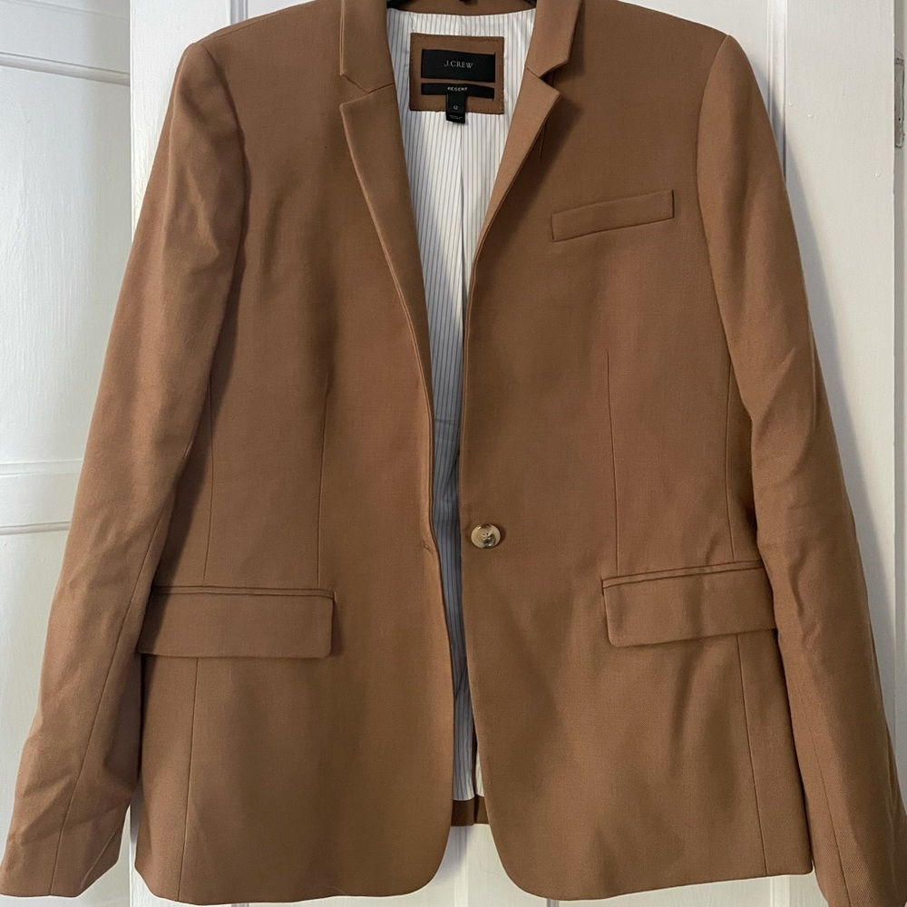 J. Crew Regent blazer in camel